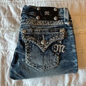 Miss Me Blue Studded Jeans